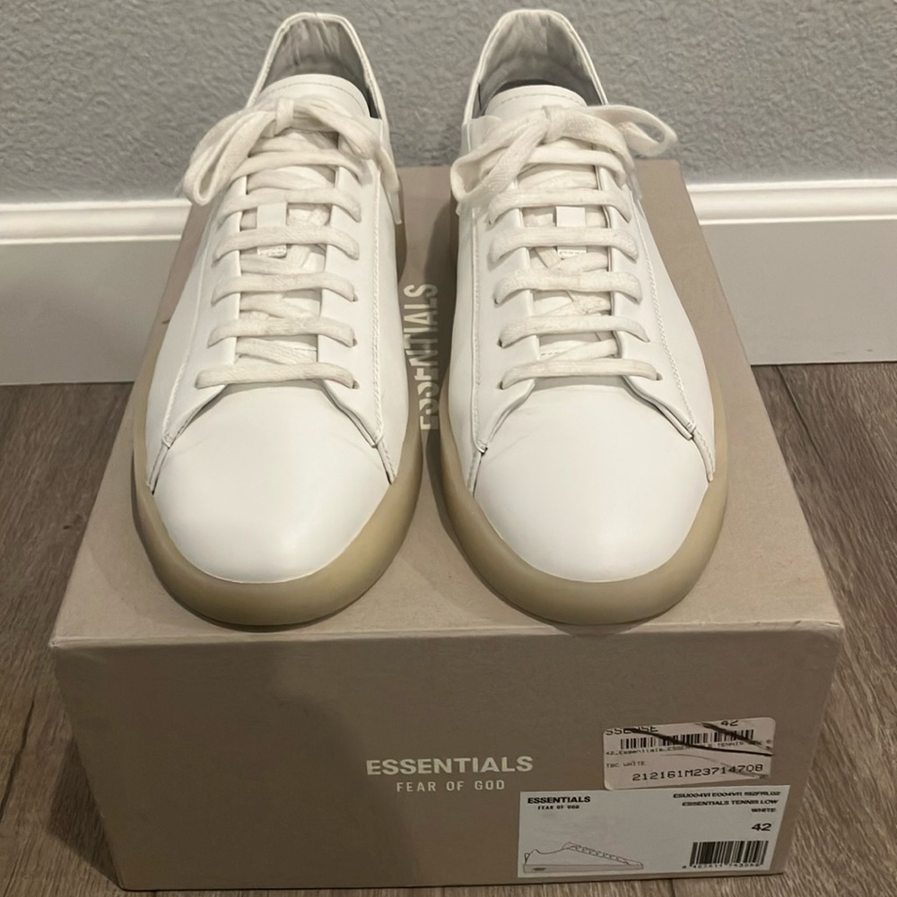 Fear of God Essentials White Sneakers